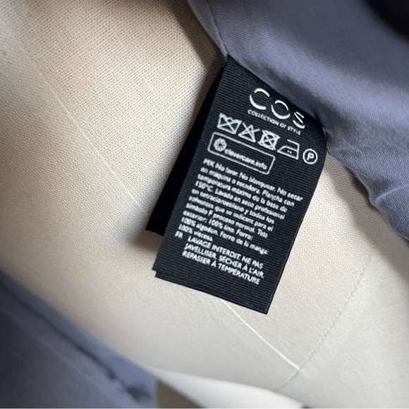 COS Women's Blue Linen Blazer - Picture 5 of 9